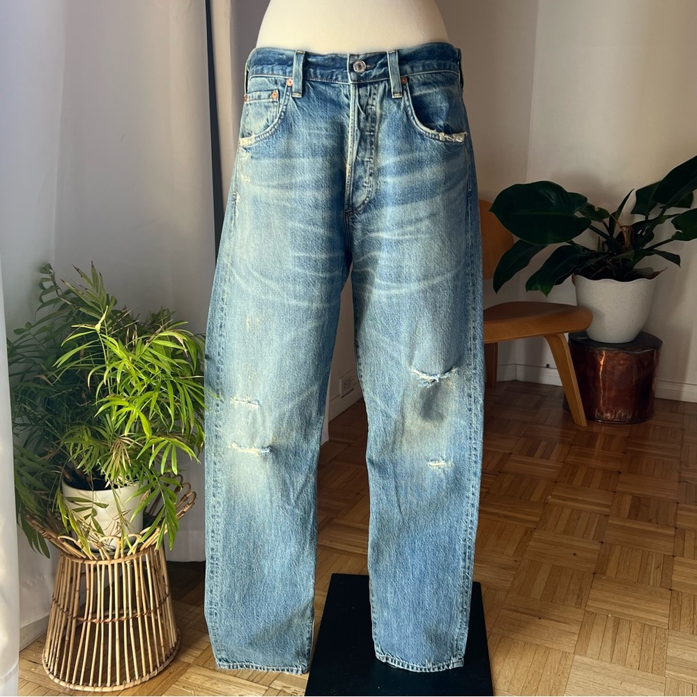 Citizens of Humanity ‘Rowan’ Relaxed Slim Men’s Distressed Premium Vntg Denim